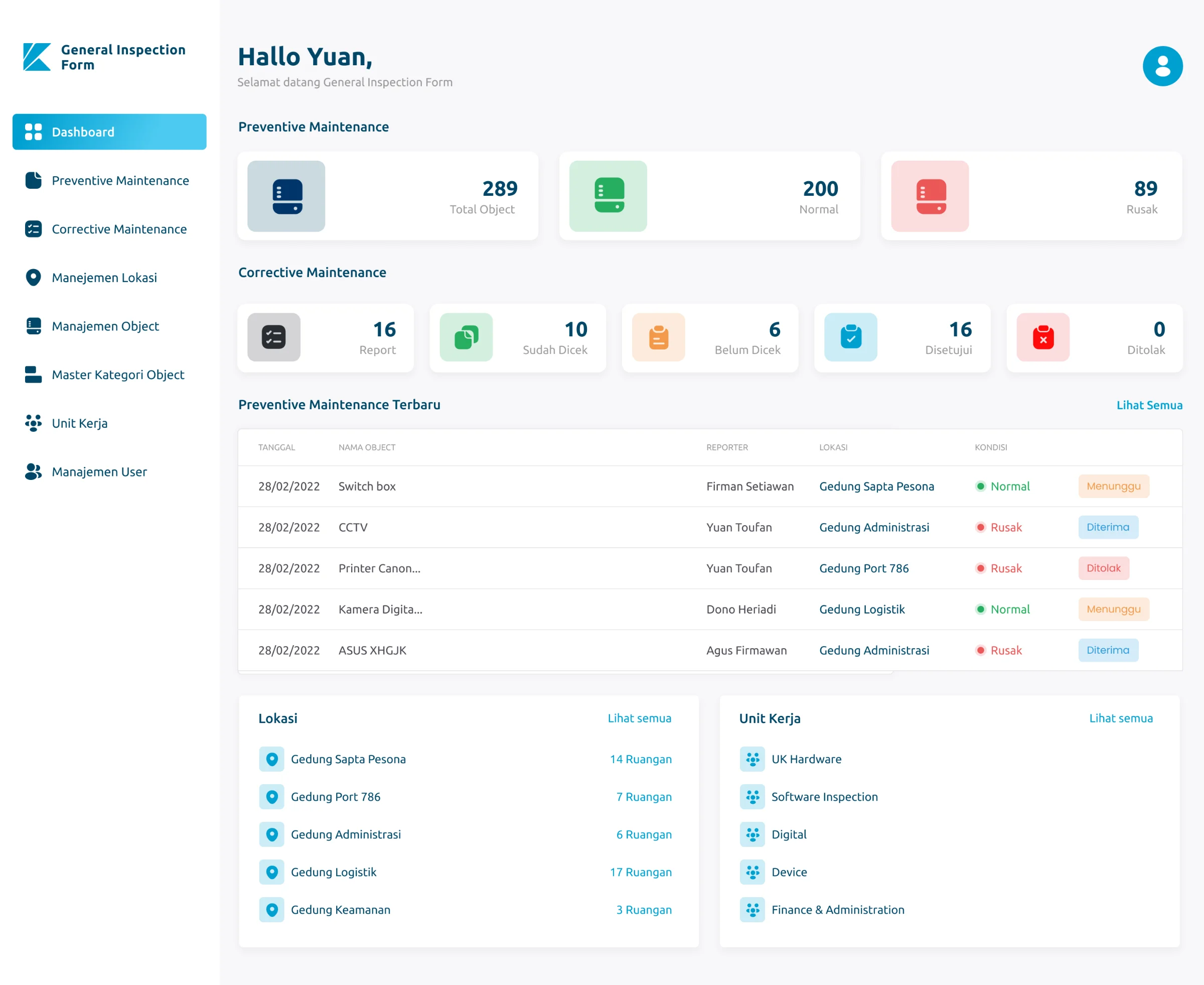 IT Care — Digital Inspection Platform